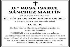 Rosa Isabel Sánchez Martín